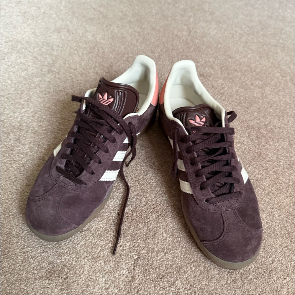 Adidas women's gazelle shadow brown